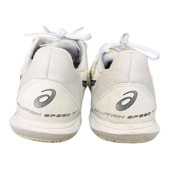 Asics Solution Speed FF Low Top Lace Up White Running Sneakers Men's Size 10 - Picture 8 of 14